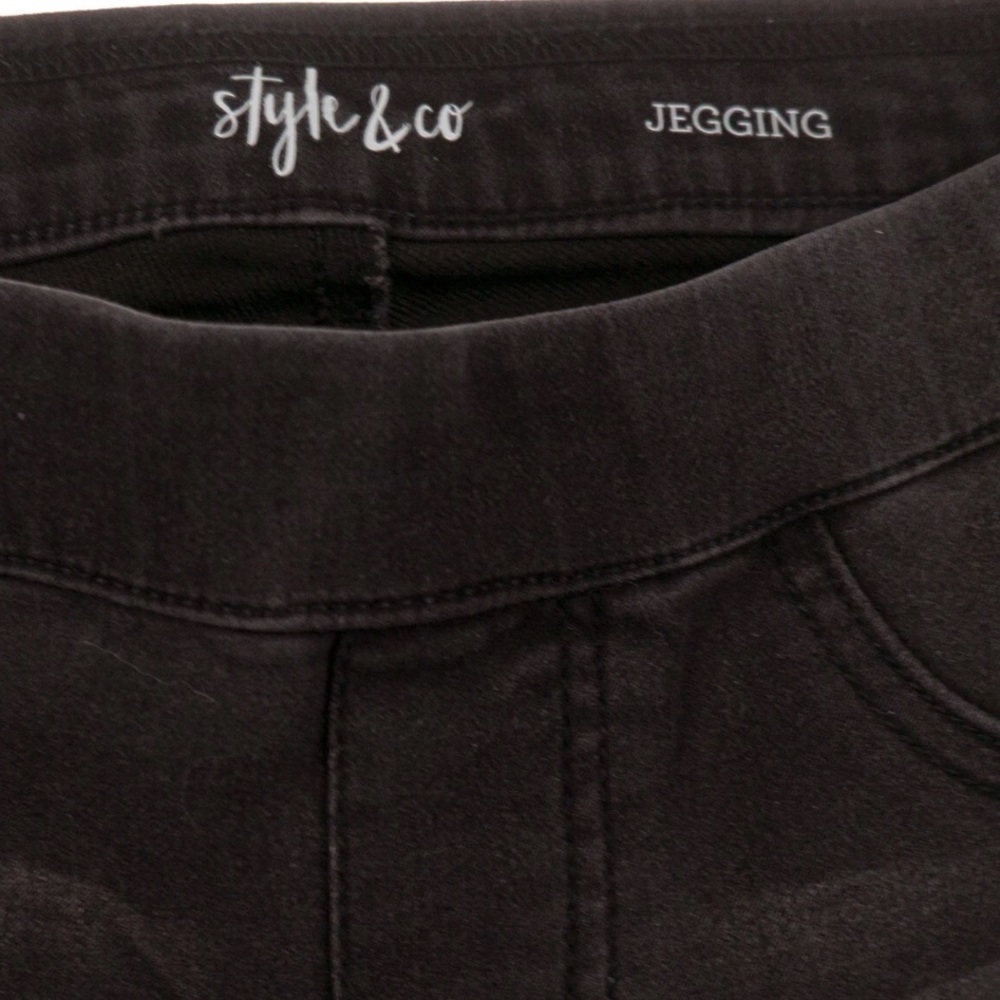 Black Skinny Jeans style & co Petite medium - Picture 8 of 14